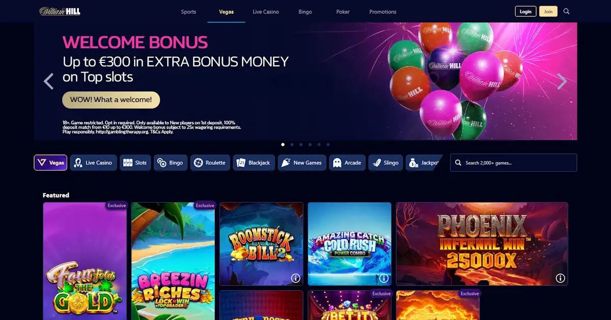 William Hill Casino Screenshot